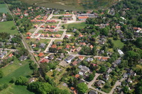 Luftbild vom Neubaugebiet in Worpswede