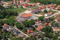 Luftbild vom Neubaugebiet in Worpswede