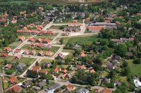 Luftbild vom Neubaugebiet in Worpswede