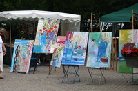 Kunst beim Open-Air-Galerien-Fest