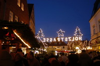 Weihnachtsmarkt in Stade in der Fu�g�ngerzone in der Holzstrasse
