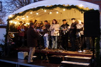 Posaunenchor auf dem Weihnachtsmarkt in Stade