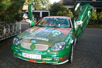 Werder-Auto (Mercedes SLK 230) von Fussball-Fan Hans Sodke