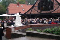 Einweihung des Bacchus-Brunnen in Worpswede