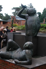 Einweihung des Bacchus-Brunnen in Worpswede