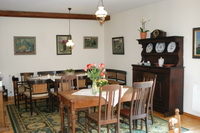 Das stilvoll eingerichtete Museumscafe im "Cafe D�umlingsdorf"