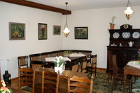 Das stilvoll eingerichtete Museumscafe im "Cafe D�umlingsdorf"