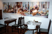 Teestube in Das Blaue Haus