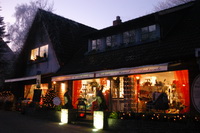 Das Blaue Haus zur Weihnachtszeit
