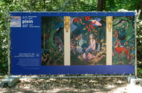 4 Heinrich Vogeler (1872-1942), Melusine, Triptychon, um 1912, Barkenhoff / Heinrich-Vogeler-Museum - en plein air - Worpsweder Kunst unter freiem Himmel - hier vor der K�seglocke