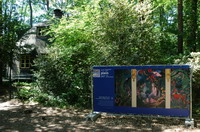 4 Heinrich Vogeler (1872-1942), Melusine, Triptychon, um 1912, Barkenhoff / Heinrich-Vogeler-Museum - en plein air - Worpsweder Kunst unter freiem Himmel - hier vor der K�seglocke