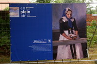 15 Hans am Ende (1864-1918), M�dchen in Tracht, um 1895, Gro�e Kunstschau Worpswede - en plein air - Worpsweder Kunst unter freiem Himmel - hier vor dem Eingang zum Friedhof