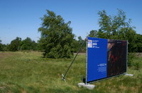 16 Walter M�ller (1901-1975), Weyerberg mit roten Pferden, um 1920, Worpsweder Kunsthalle - en plein air - Worpsweder Kunst unter freiem Himmel - hier am Fritz-Overbeck-Weg auf dem Weyerberg