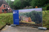 20 Fritz Overbeck (1869-1909), Die alte Schmiede, um 1900, Gro�e Kunstschau Worpswede - en plein air - Worpsweder Kunst unter freiem Himmel - hier am Fritz-Mackensen-Weg gegen�ber vom "Casa di mobili"