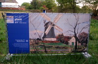26 Bernhard Huys (1896-1973), Worpsweder M�hle, o.J., Worpsweder Kunsthalle - en plein air - Worpsweder Kunst unter freiem Himmel - hier vor der Worpsweder M�hle