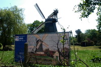 26 Bernhard Huys (1896-1973), Worpsweder M�hle, o.J., Worpsweder Kunsthalle - en plein air - Worpsweder Kunst unter freiem Himmel - hier vor der Worpsweder M�hle