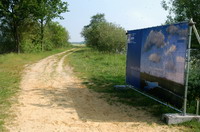 30 Fritz Overbeck (1869-1909), Sommertag in der Hammeniederung, um 1900, Kunstsammlung der Kreissparkasse Osterholz - en plein air - Worpsweder Kunst unter freiem Himmel - hier in der Hammeniederung (Zugbr�cke bei Neu Helgoland �berqueren und sofort rechts direkt an der Hamme nach ein paar Hundert Metern)