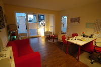 Das gem�tliche Foyer von "Caesars Fahrschule"