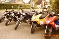Motorr�der der Fahrschule Raimund B�lke