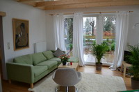 Wohnzimmer vom Ferienhaus Kastaniengr�n (Susanne Weichberger), Bahnhofstr. 14, Tel.: 04792/310628, Mail: s.weichberger@gmx.de, Homepage: www.ferienhaus-kastaniengruen.de