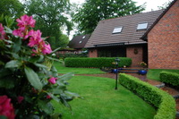 Garten der Ferienwohnung B�schen
