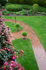 Garten der Ferienwohnung B�schen