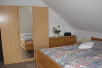 Schlafzimmer der Ferienwohnung Papenfuss