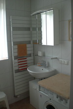 Badezimmer der Ferienwohnung Papenfuss