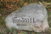 Hinweisstein zum Findorff-Denkmal auf dem Weyerberg