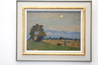 Gem�lde von Carl J�rres (1870-1947): D�mmerung auf den Feldern, um 1905, Galerie Cohrs-Zirus, Bergstra�e 33, 27726 Worpswede, Tel.: 04792/1748 + 2320, Fax.: 04792/9515107, Mail: galerie.cohrs-zirus@t-online.de