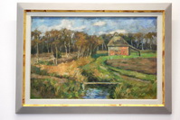 Gem�lde von Karl Krummacher (1867-1955): Herbsttag im Moor, um 1915, Galerie Cohrs-Zirus, Bergstra�e 33, 27726 Worpswede, Tel.: 04792/1748 + 2320, Fax.: 04792/9515107, Mail: galerie.cohrs-zirus@t-online.de