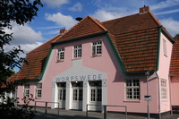 Der von Heinrich Vogeler entworfene Worpsweder Bahnhof