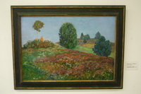 Gem�lde von Heinrich Vogeler "Weyerberg um die Jahrhundertwende" (von 1912) in der "Kunstschau"