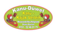 Kanu-D�wel Teufelsmoor, Inh.: Diana Barten, Tel.: 04792/987951, Mobil: 0151/52460175, Mail: bartendvb@hotmail.com, Homepage: www.kanu-duewel.de - Verleihstation direkt am Hammeweg an der Hammebr�cke ("Neu Helgoland") in Worpswede.