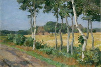 Gem�lde von Karl Krummacher: Birkenweg