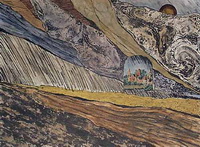 Lithographie-Bis ans Ende der Welt