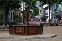 Brunnen am Marktplatz in der Kreisstadt Osterholz-Scharmbeck