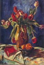 Tulpen-Gem�lde von Albert Schiestl-Arding - Foto von Karin Schiestl