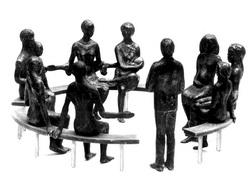 Skulptur "Gruppe mit Martin Luther King"