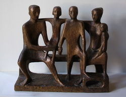 Skulptur "Familiengruppe"