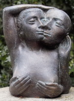 Skulptur "Liebespaar"