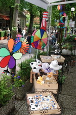 Terrasse vom Geschenkartikel-Paradies "Worpsweder Mitbringsel & mehr"