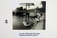 Im Jahre 1958 wurde die heutige Stahlbetonzugbr�cke gebaut