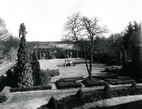 Blick in den Hoetger-Garten um 1918