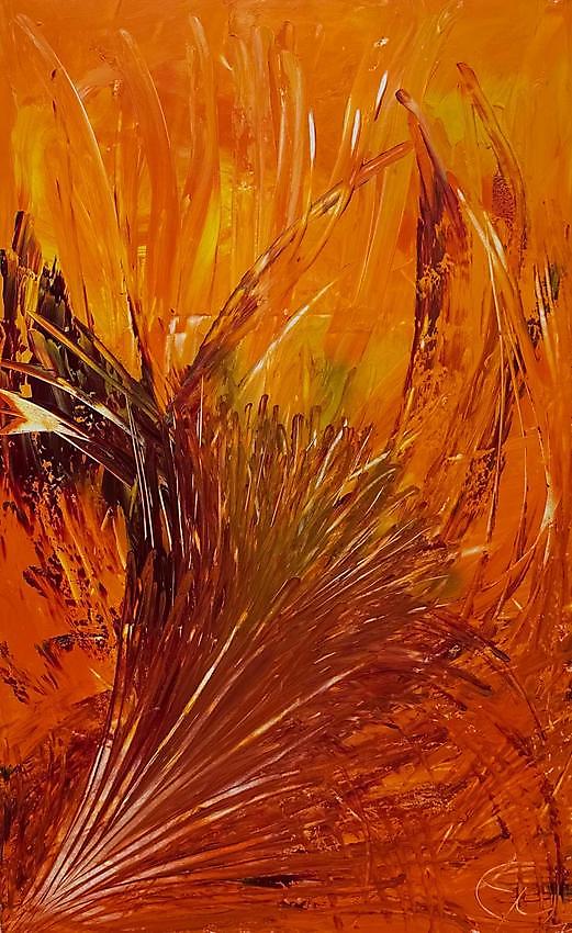 Beverstedt - Ausstellung - Einfach creativ ... Acrylbilder von Elisabeth May – Bild 10