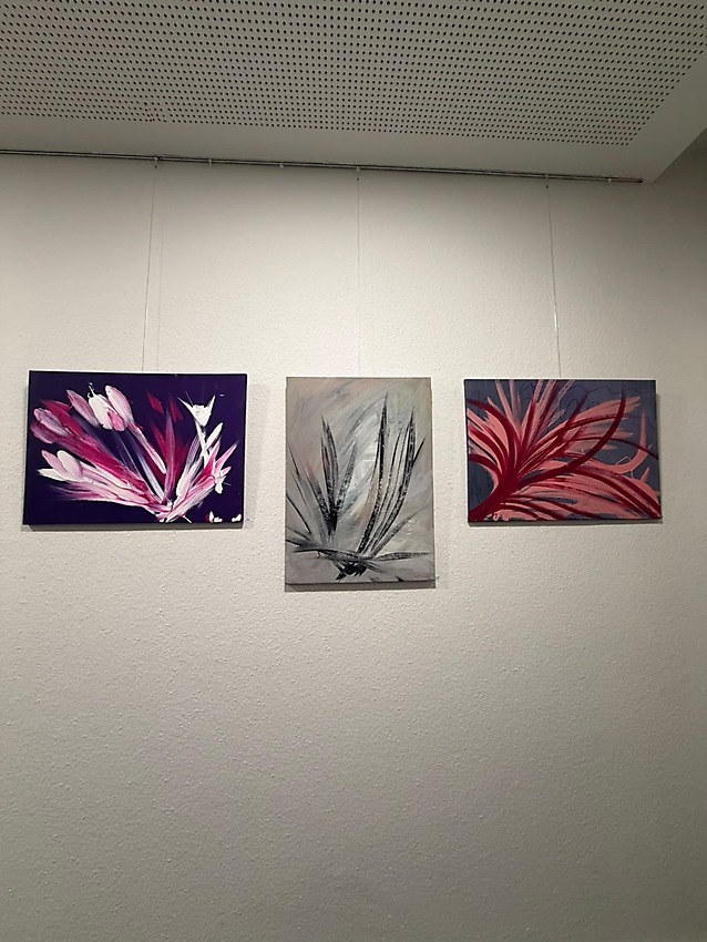 Beverstedt - Ausstellung - Einfach creativ ... Acrylbilder von Elisabeth May – Bild 3