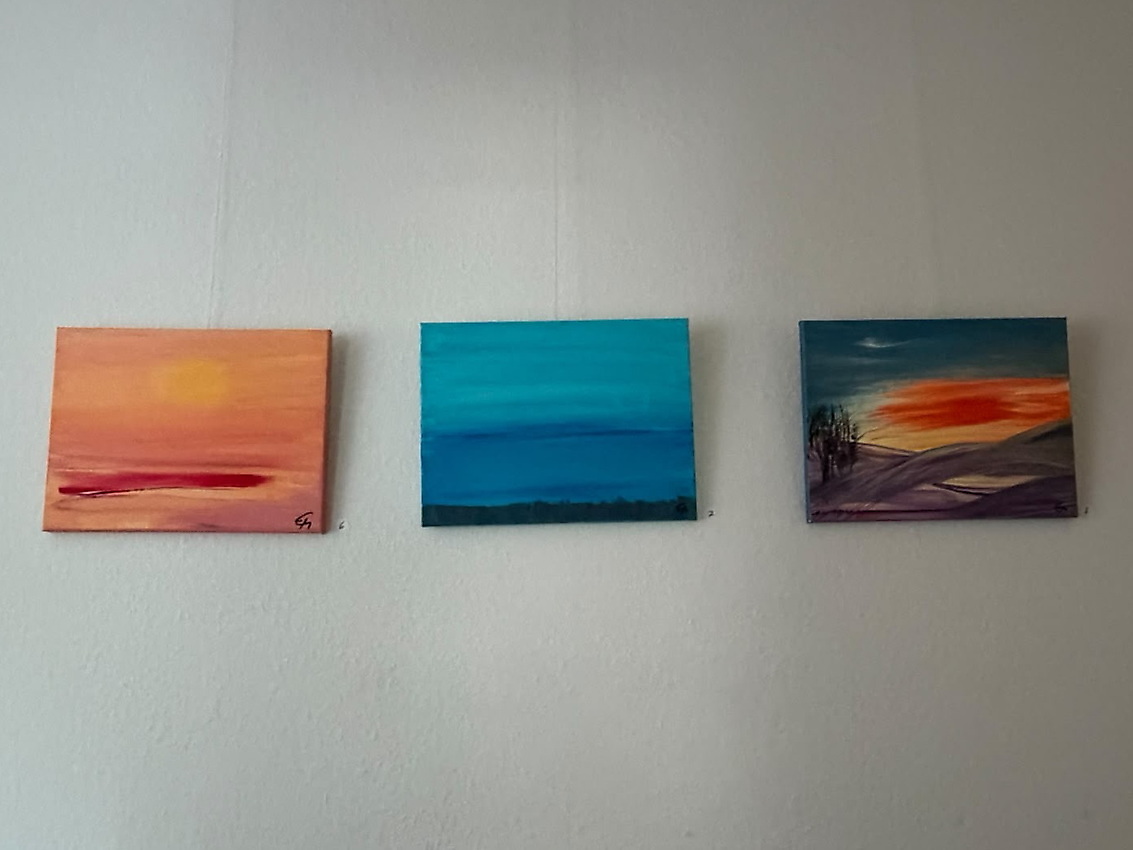 Beverstedt - Ausstellung - Einfach creativ ... Acrylbilder von Elisabeth May – Bild 5
