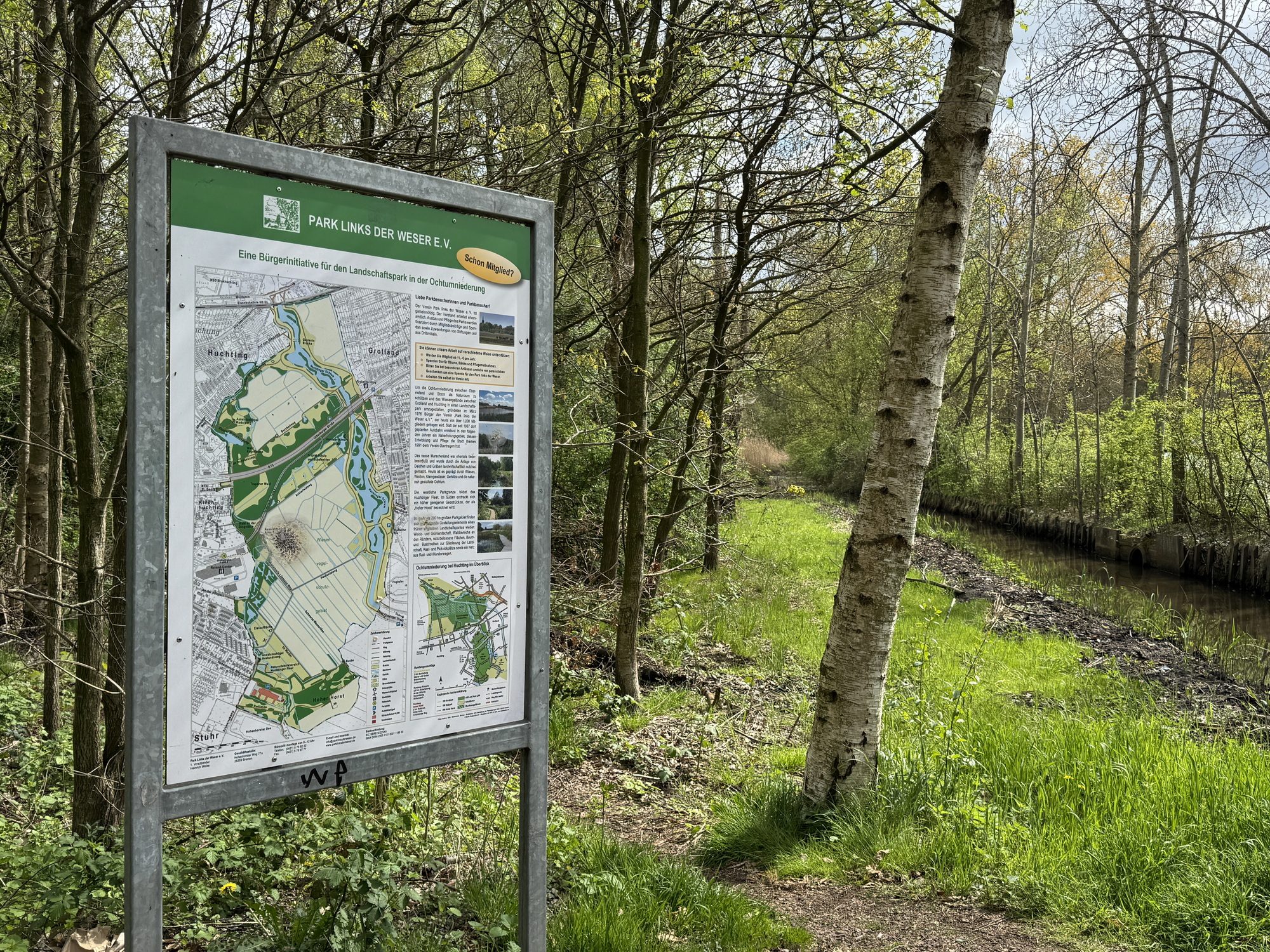 Hansestadt Bremen - Huchting - Park links der Weser