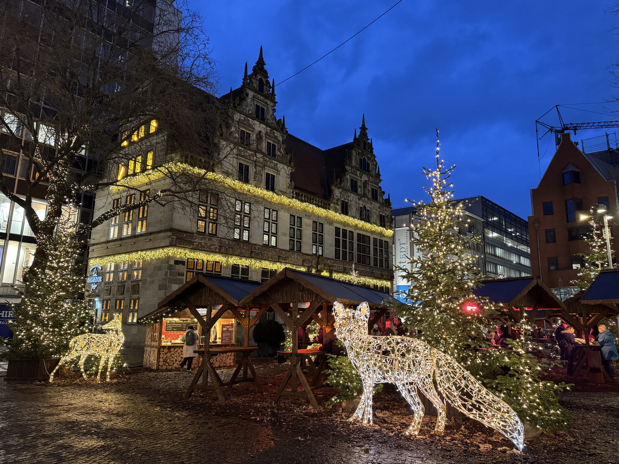 Bild zu Ausflugstipp: Bremen - Winterwald im Ansgari Quartier