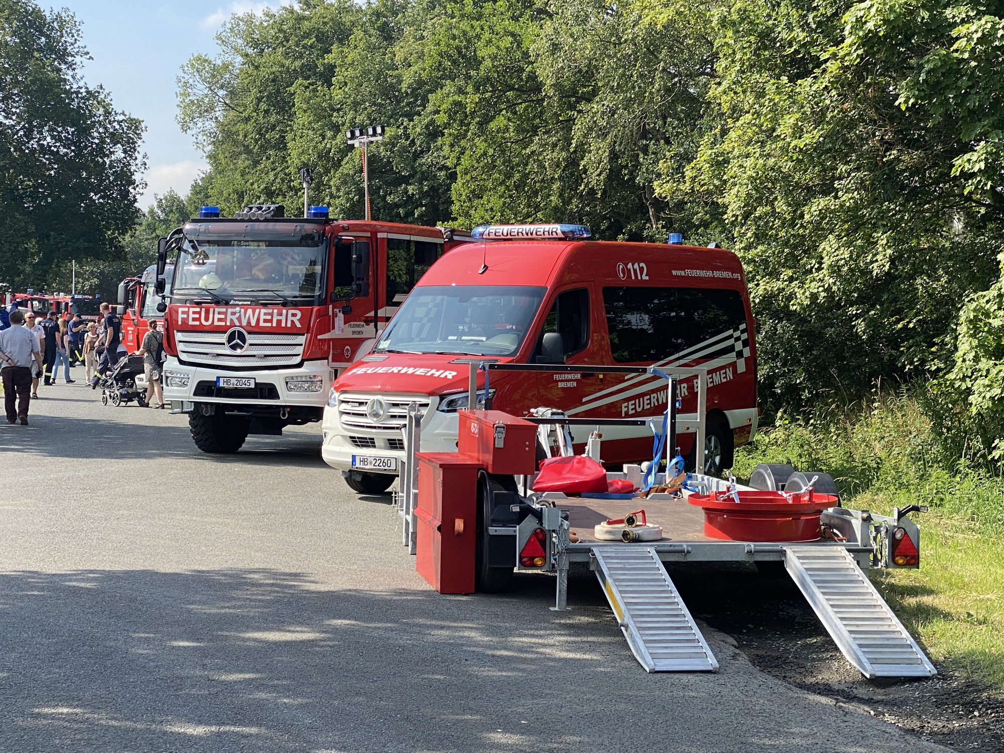Bild zu Worpswede - Feuerwehrmesse während Gewerbeschau (Neu St.-Jürgen)